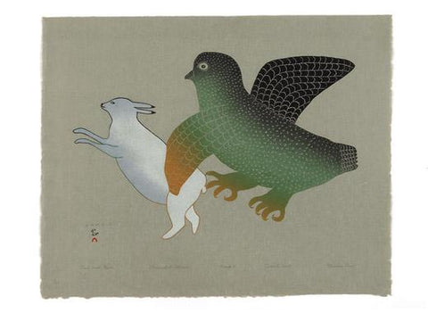 Owl And Hare by Mialia Jaw