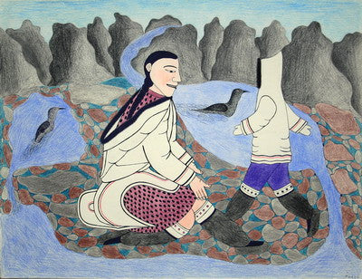 On the rocky shore, 1989 - 1990