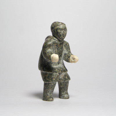 114. MAN WITH MITTS, Circa 1966
