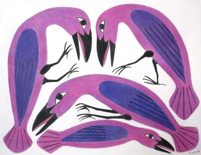 19. Four Pink Birds