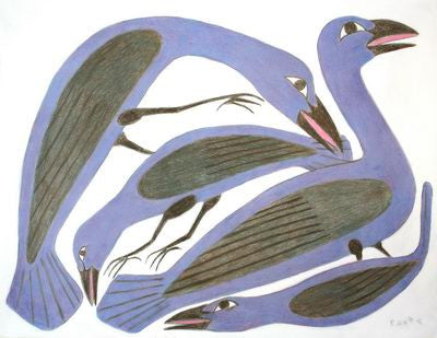 17. Four Blue Ravens