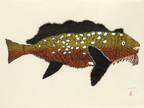 Kanajurupalliajuq (TURNING Into Sculpin) by Papiara Tukiki