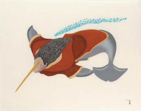 Narwhal Spirit by Tim Pitsiulak