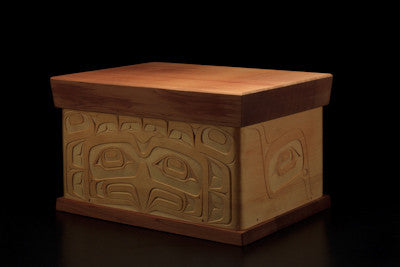 5. Eagle Human Transformation Bentwood Box