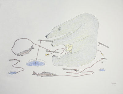 37. Untitled (Bears Fishing)