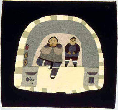 Mother And Child In Igloo