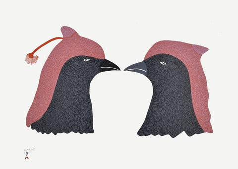 Crested Ravens by Papiara Tukiki
