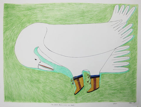 The White Raven & Her New Boots by Ningiukulu Teevee