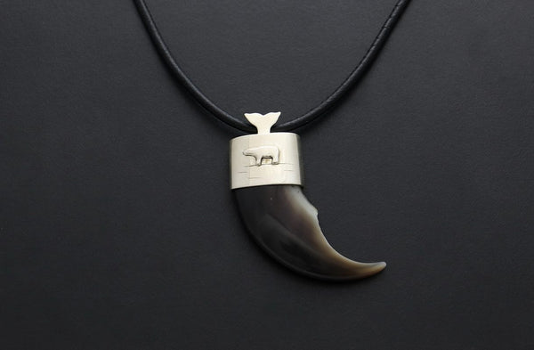 アクセサリー SILVER501 Bear Claw Necklace Sterling Silver Bear Claw Necklace by Lost Apostle