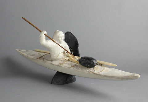 Kayak Hunter by Bobby Nokolak Anaviluk 