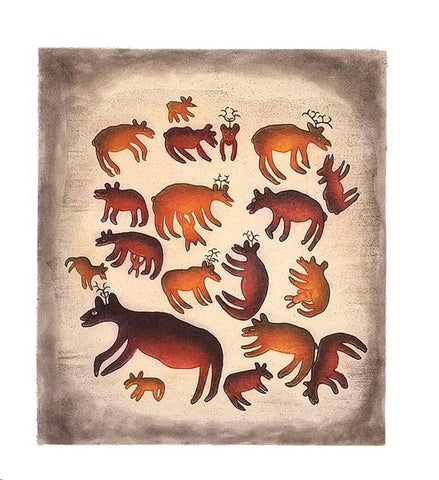Nugirurqvik (Fawning Ground) by Meelia Kelly 225 Artist from Cape Dorset, 2003