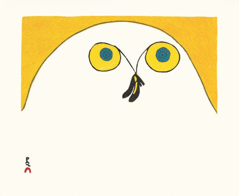 Strutting Owl by Ningiukulu Teevee