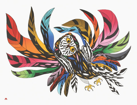 Festive Owl by Ooloosie Saila