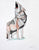 Untitled (Howling Wolf), 2024