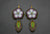 Hudson Bay Two Tiered Floral & Leaf Earrings