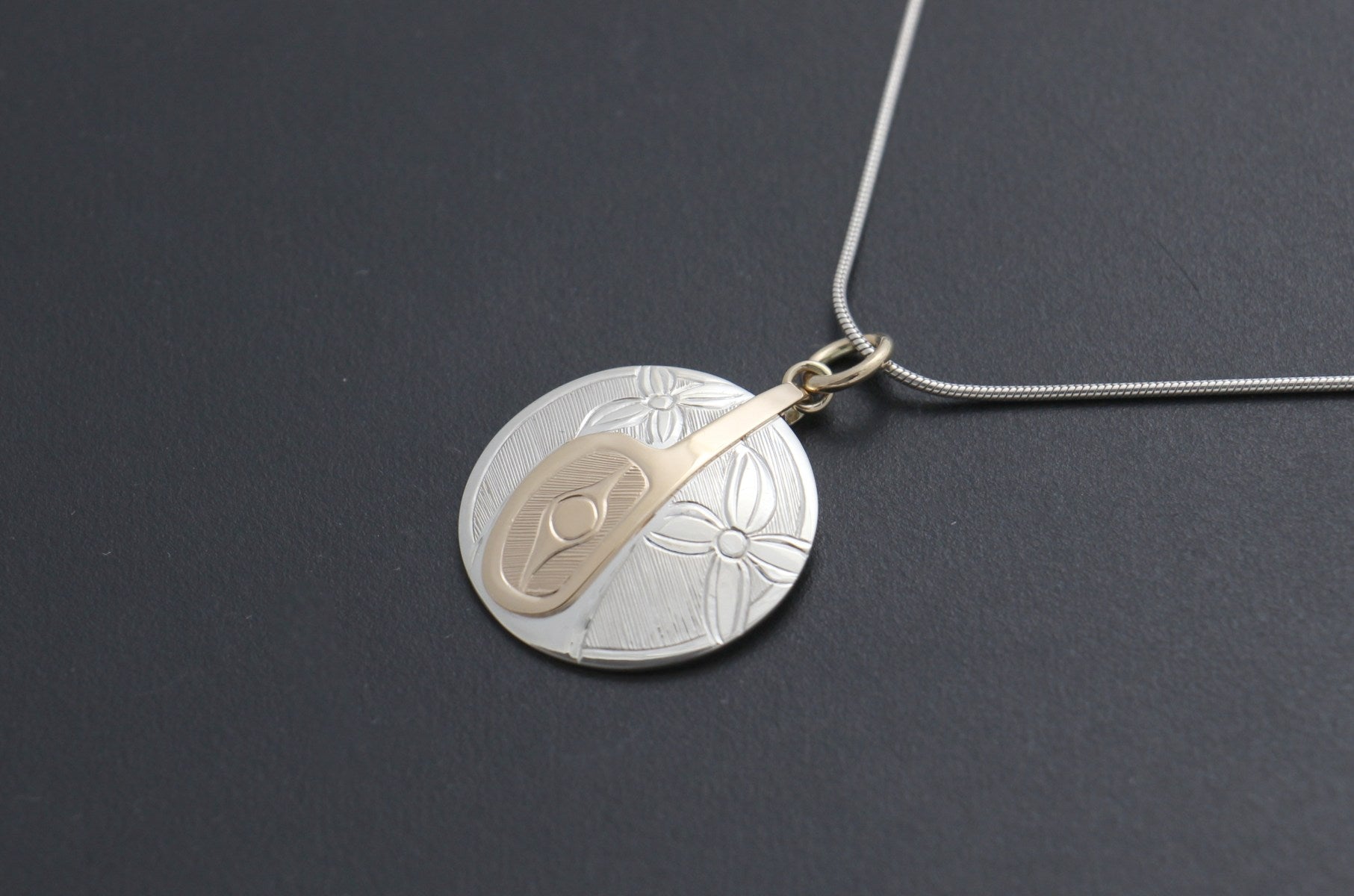 Hummingbird Round Pendant by Hollie Bear Bartlett