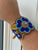 Blue Floral Bracelet