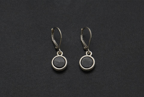 Black Serpentine Drop Earrings