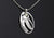 Hummingbird Oval Pendant