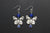 Butterfly Earrings with Sapphire