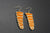 Salmon Strip Earrings