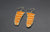 Salmon Strip Earrings