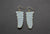 Salmon Strip Earrings