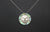 Moon Eagle Pendant with Abalone Rim