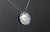 Moon Eagle Pendant with Abalone Rim