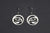 Eagle Round Earrings