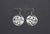Raven Round Earrings