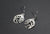 Killerwhale Oval Earrings