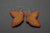 Butterfly Beaded Earrings (Red)
