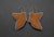 Butterfly Beaded Earrings (Blue)