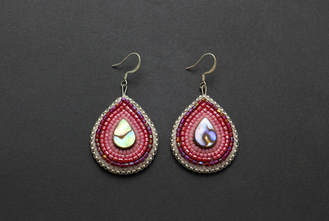 Raindrop Beaded Earrings
