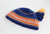 Pangnirtung Hat (Blue & Orange)