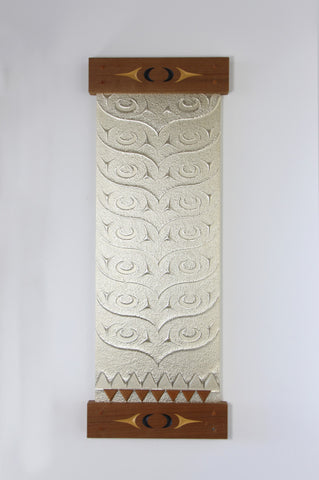 Salish Tapestry – Owl / Whale Tails