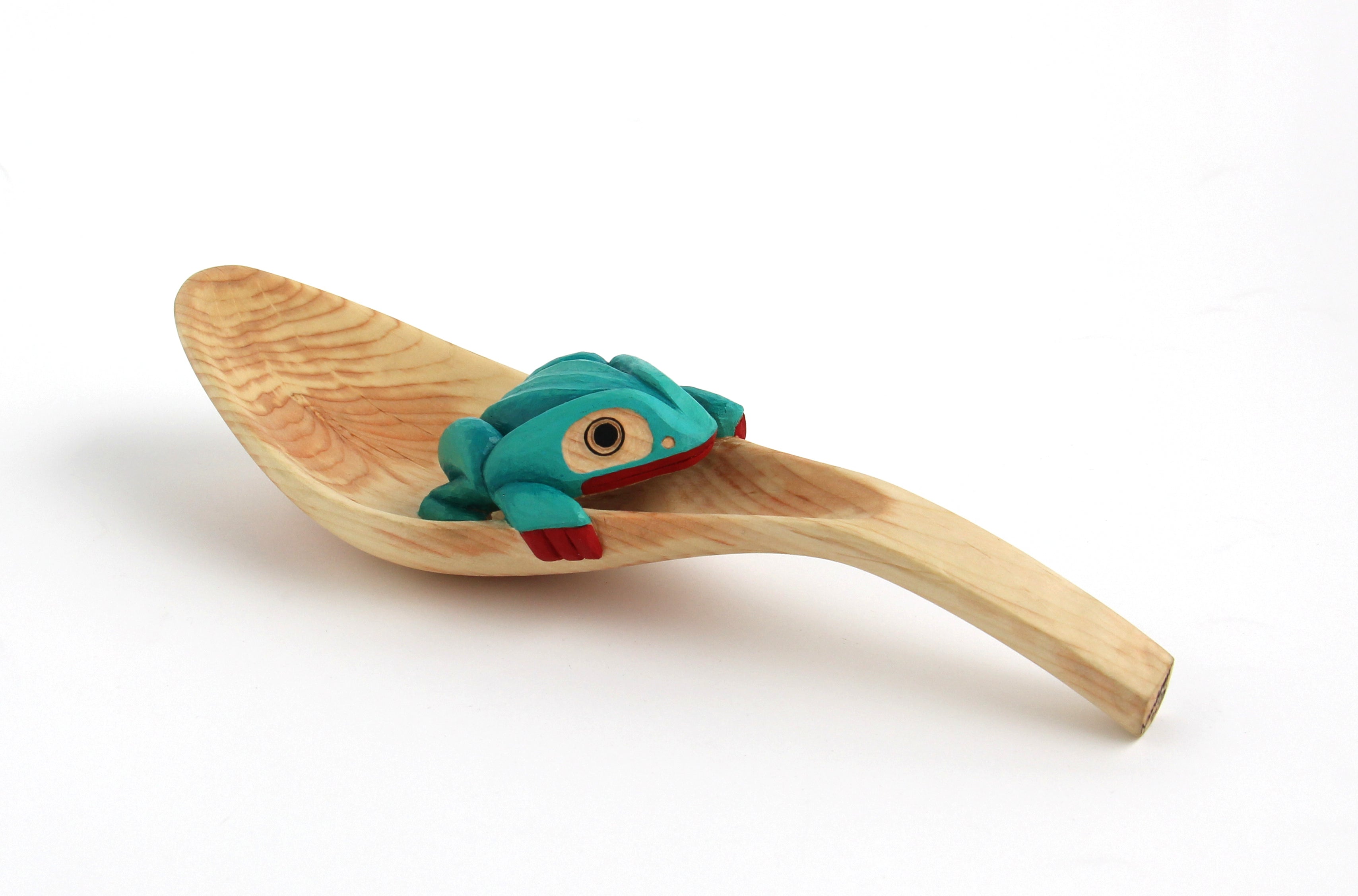 Hlk’yaan K_’ustaan (Frog Spoon) by Alyson Bell (Xundaaya)