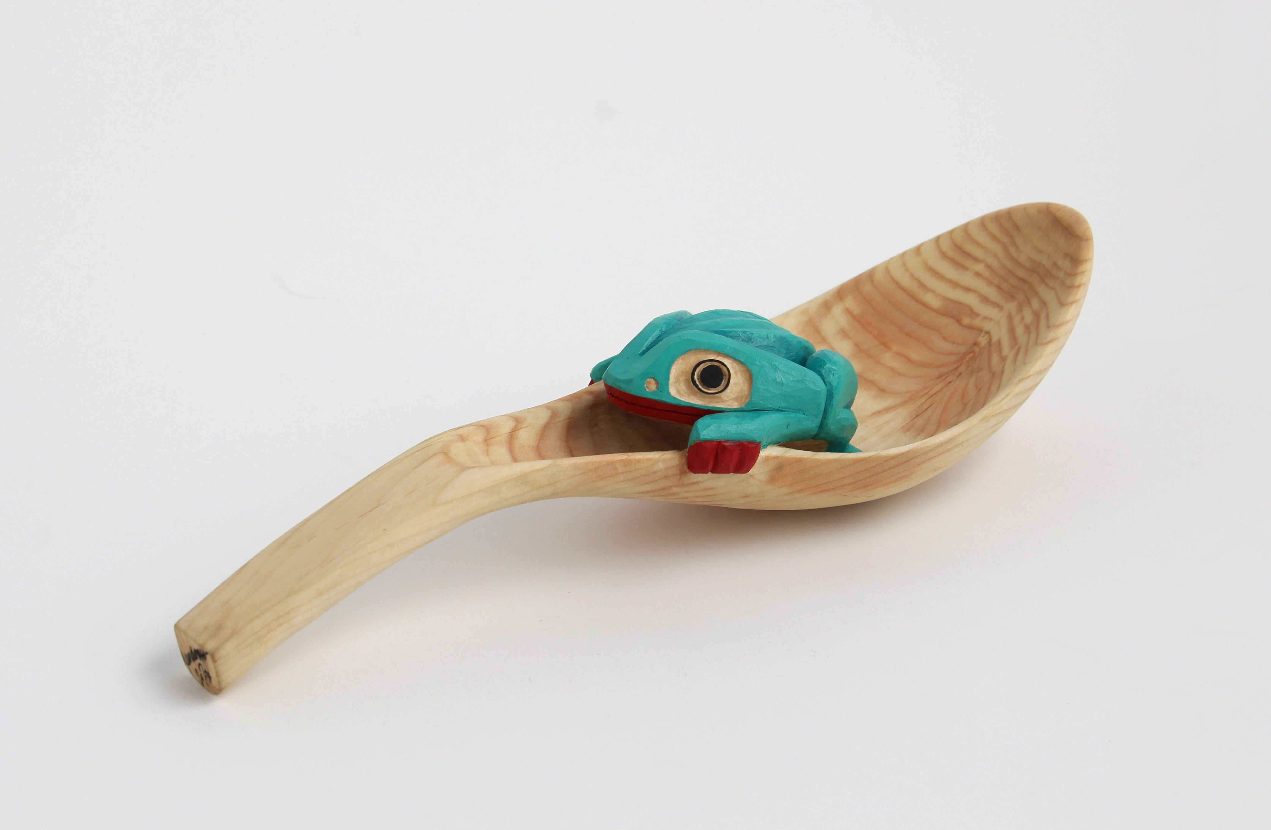 Hlk’yaan K_’ustaan (Frog Spoon) by Alyson Bell (Xundaaya)