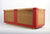 Red Corner Bentwood Box