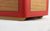 Red Corner Bentwood Box