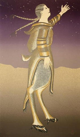 Caribou Woman by Arnaqu Ashevak 