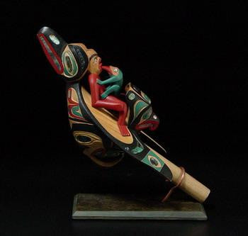 10. Nuu-chah-nulth Style Raven Rattle