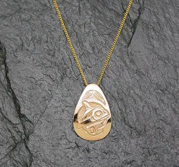 Orca Pendant and Chain