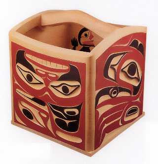 2. Ravens Basket Bentwood Box