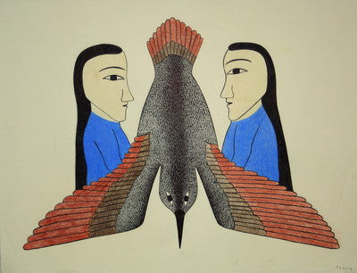 Bird Between Two Women