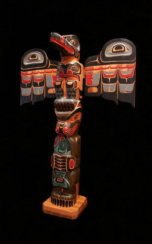 5. Raven and Bear with Salmon Totem Pole
