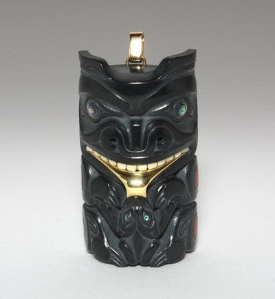 BEAR WITH FROG PENDANT, 2004