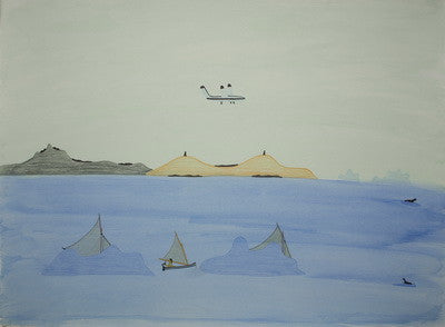 UNTITLED (AIRPLANE, INUKSUIT, UMIAK), 1976/1977