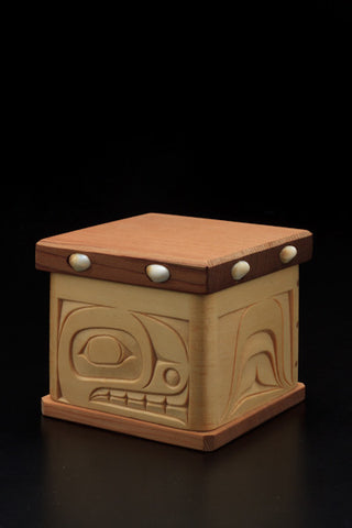 9. Whale Design Bentwood Box